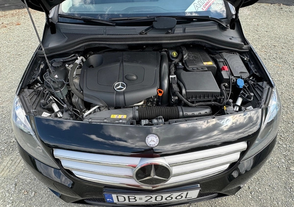 Mercedes-Benz Klasa B cena 36900 przebieg: 224000, rok produkcji 2012 z Oborniki małe 781